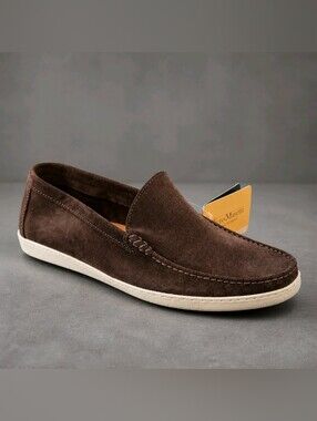 PIERO MASETTI Brown Leather Suede Loafers
